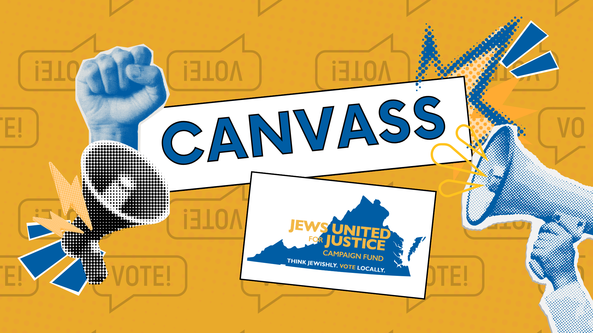 graphic that says canvass